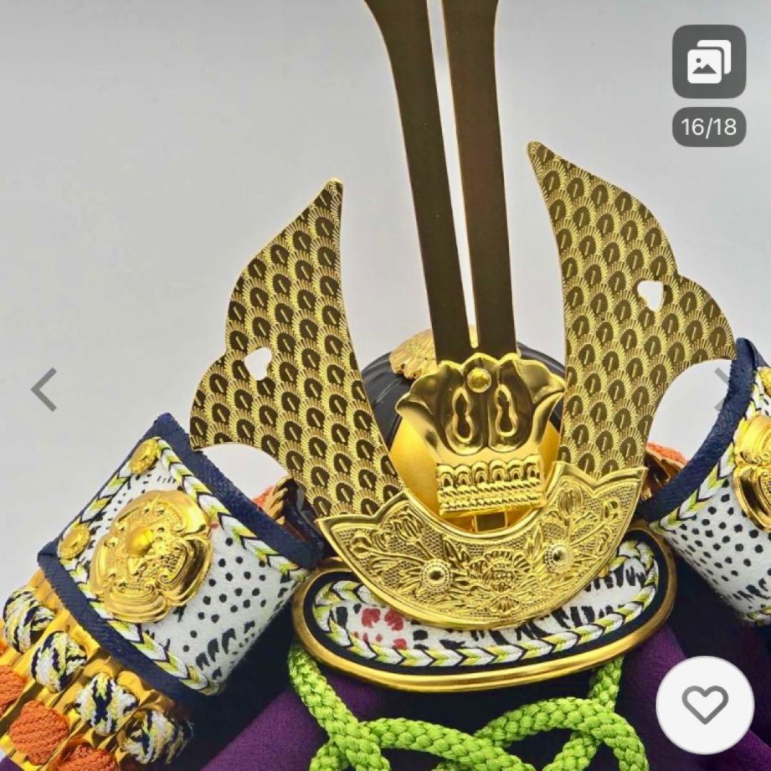 【58%OFF】吉徳 五月人形 豆正成公兜 未使用保管品