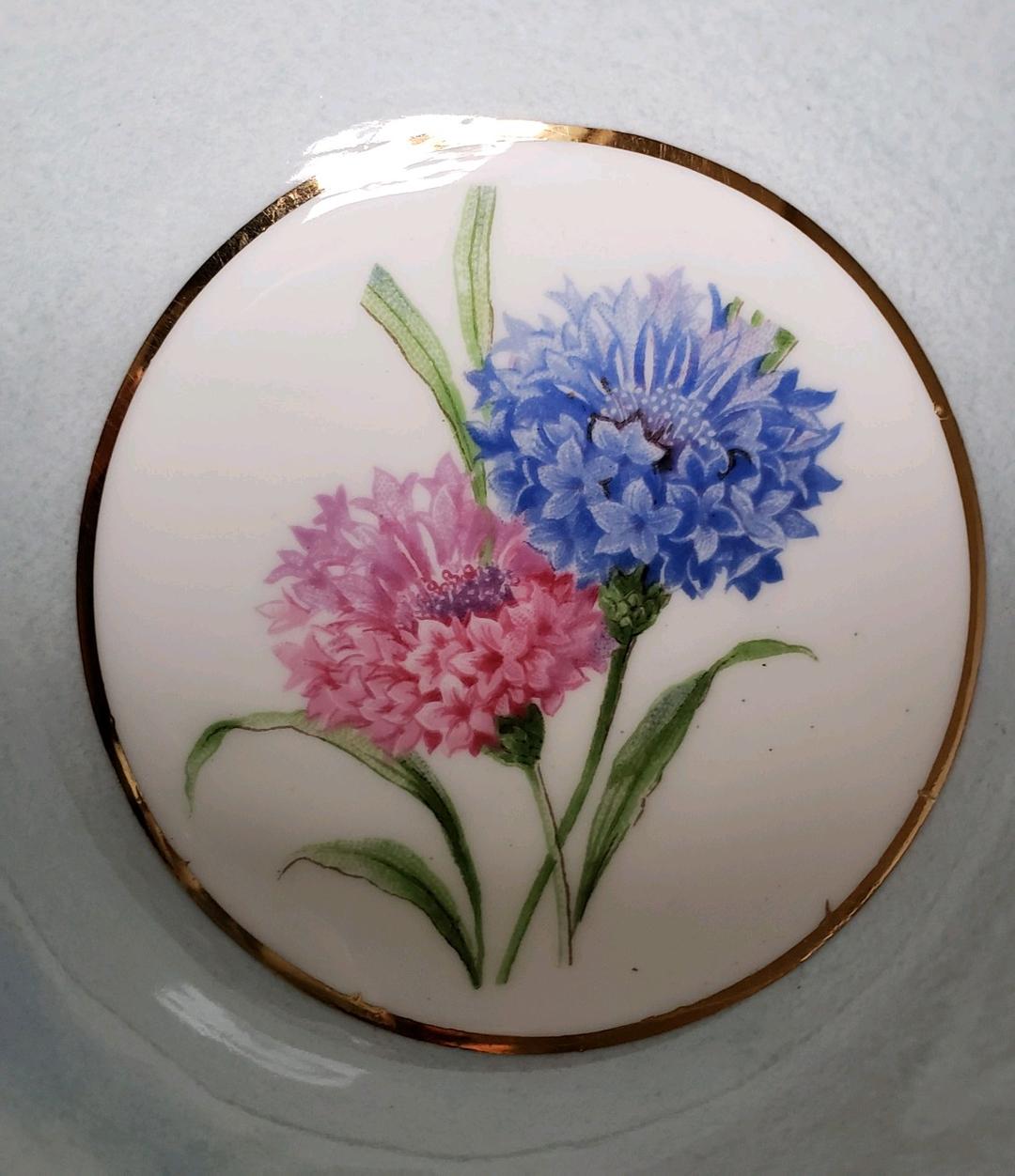 パラゴン ブルー 紫陽花 ピンク カップ アンティーク