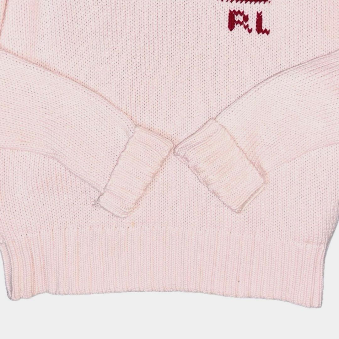 美品 希少 ピンクポニー ラルフローレン 星条旗 ニット セーター