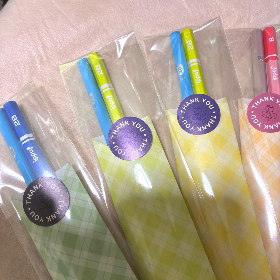 鉛筆76えんぴつプチギフト20個　ばら撒　お配り　退職　引越　卒業　バレンタイン