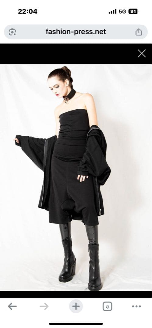 alice auaa ベアトップ　オールインワン　アリスアウアア