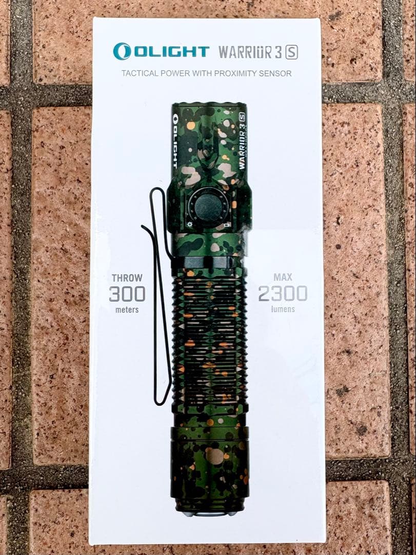 ブ*プ様 Olight WARRIOR 3S タクティカルライト アーミーグリー