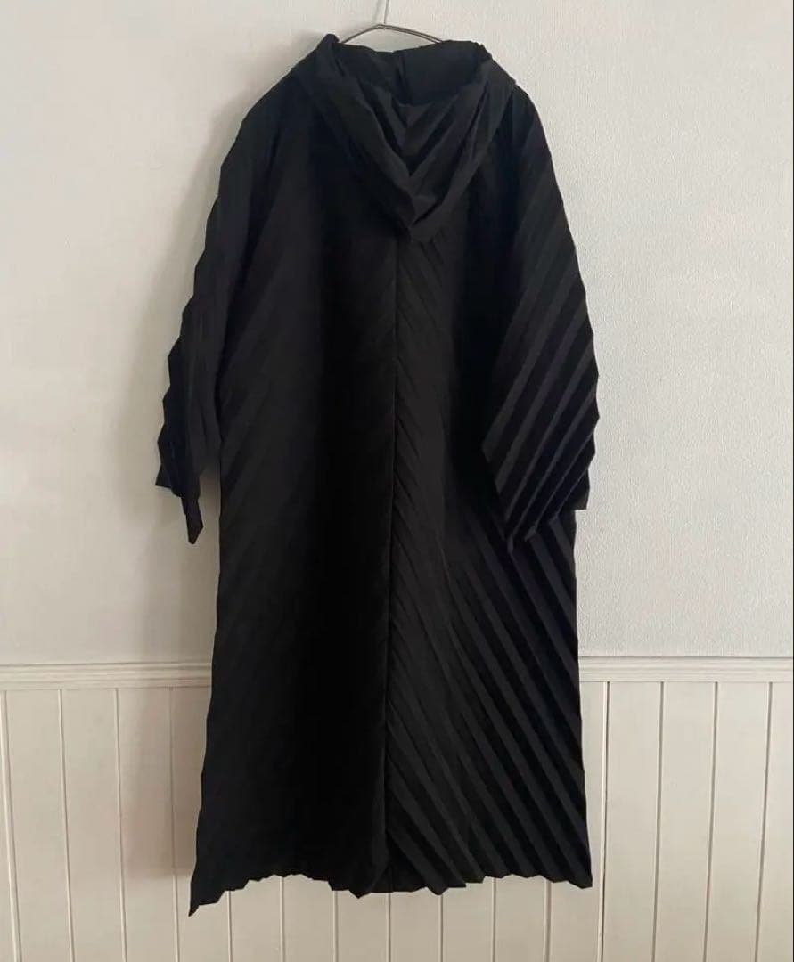 新品高級生地モダンクラシックスプリングコート★OM黒カーディガン
