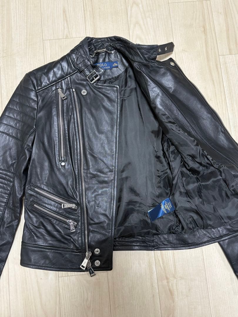 POLO RALPH LAURENライダース ジャケット レザー XSサイズ