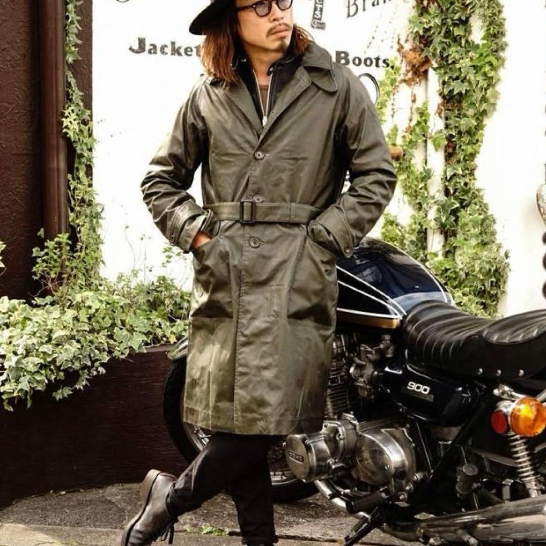 希少 ACV WAXED COTTON SINGLE DISPATCH COAT