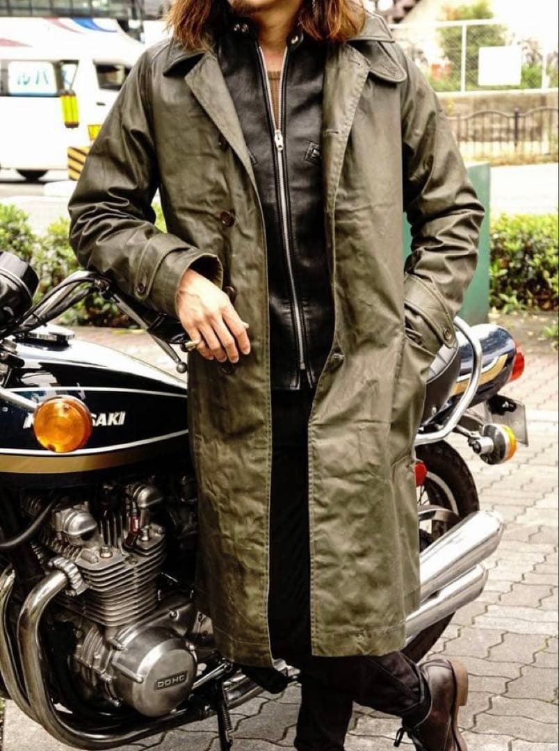 希少 ACV WAXED COTTON SINGLE DISPATCH COAT