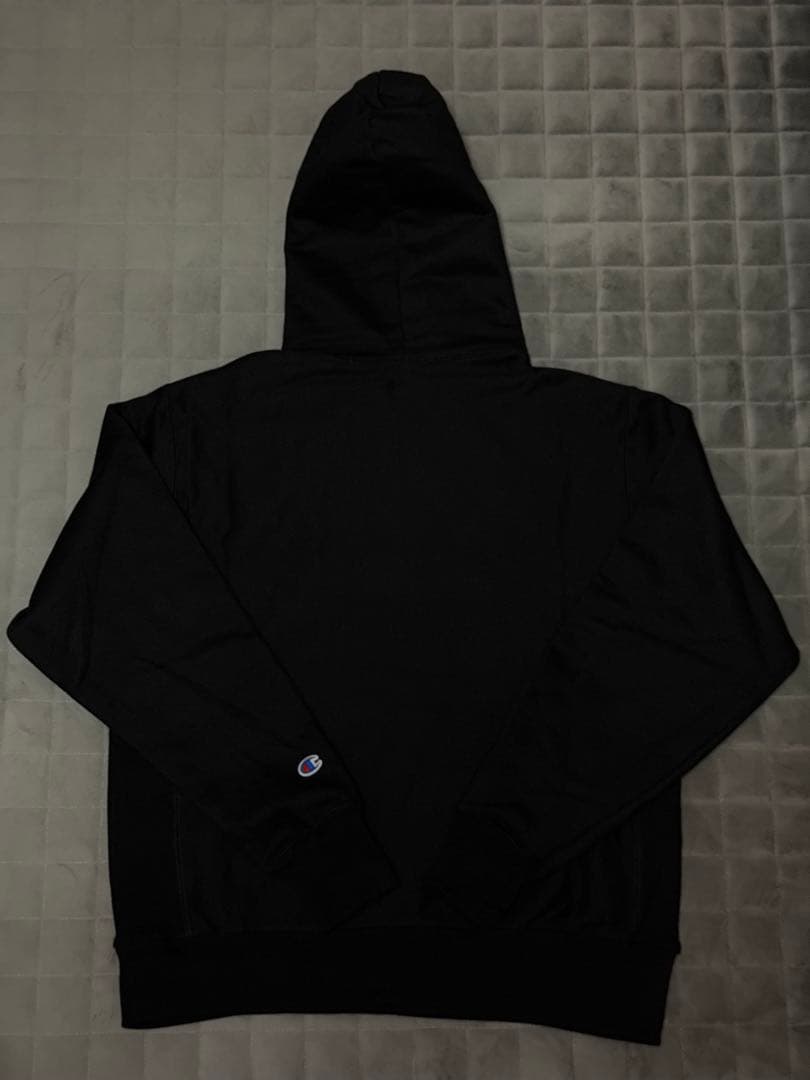 正規品/Supreme Champion コラボ パーカーMブラック