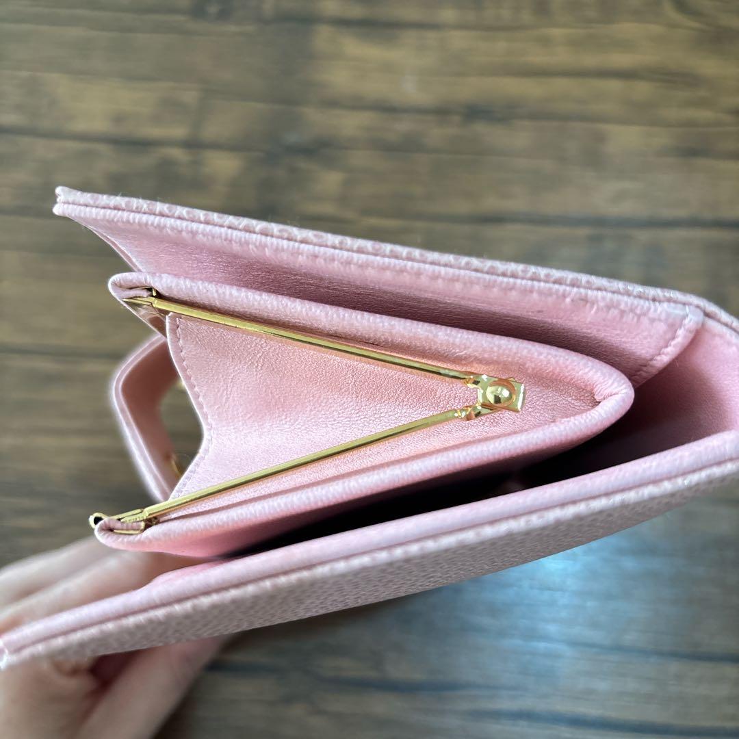 CHANEL シャネル ココマーク 財布 ピンク ギャランティカード 未使用品