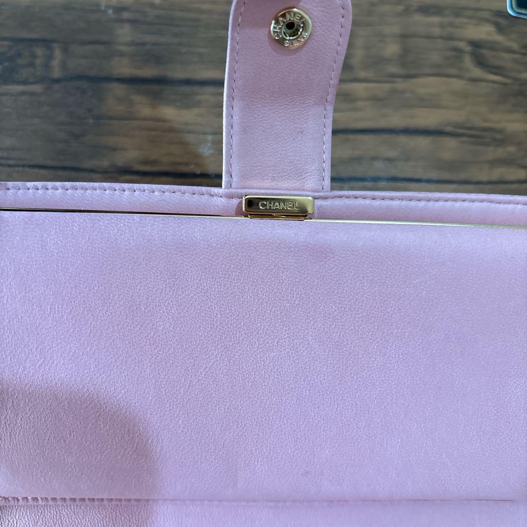 CHANEL シャネル ココマーク 財布 ピンク ギャランティカード 未使用品
