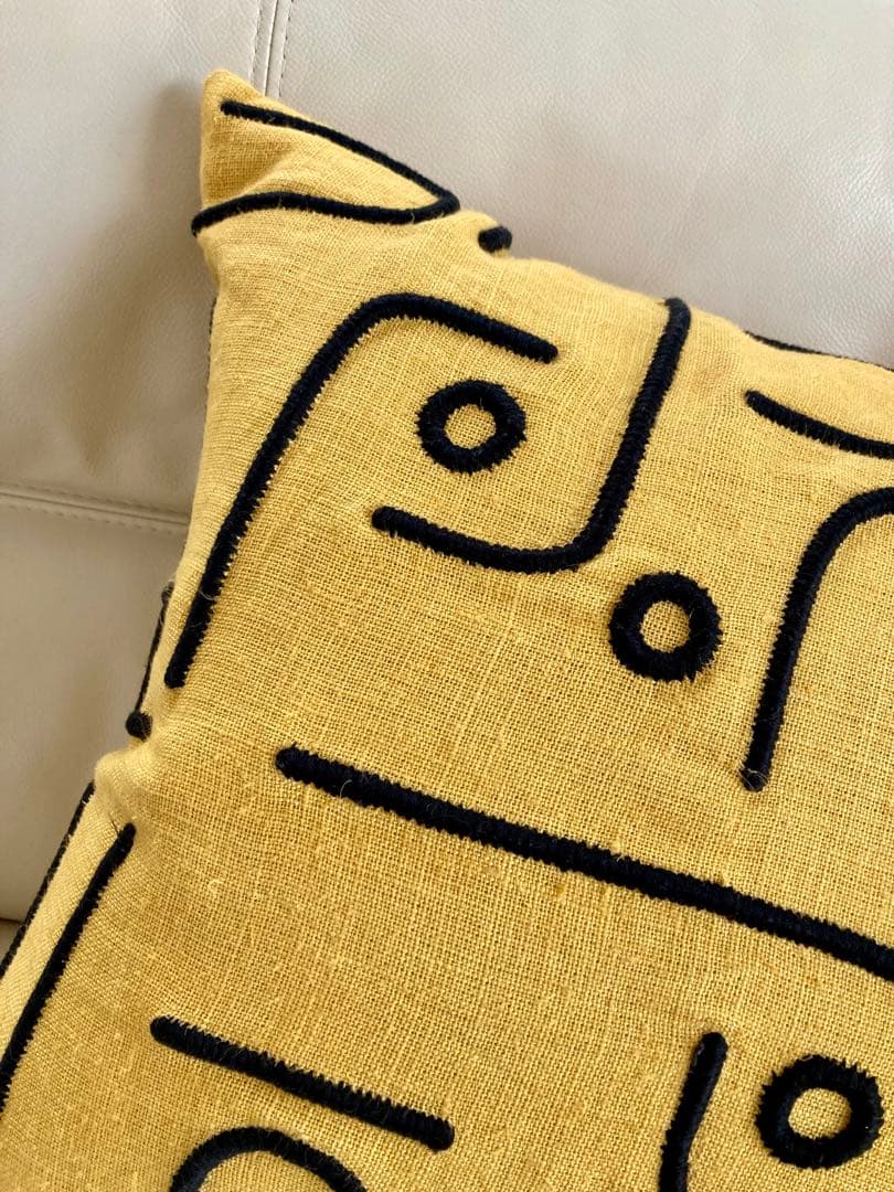 ◉conran shop クッションカバー　黄色　★素敵