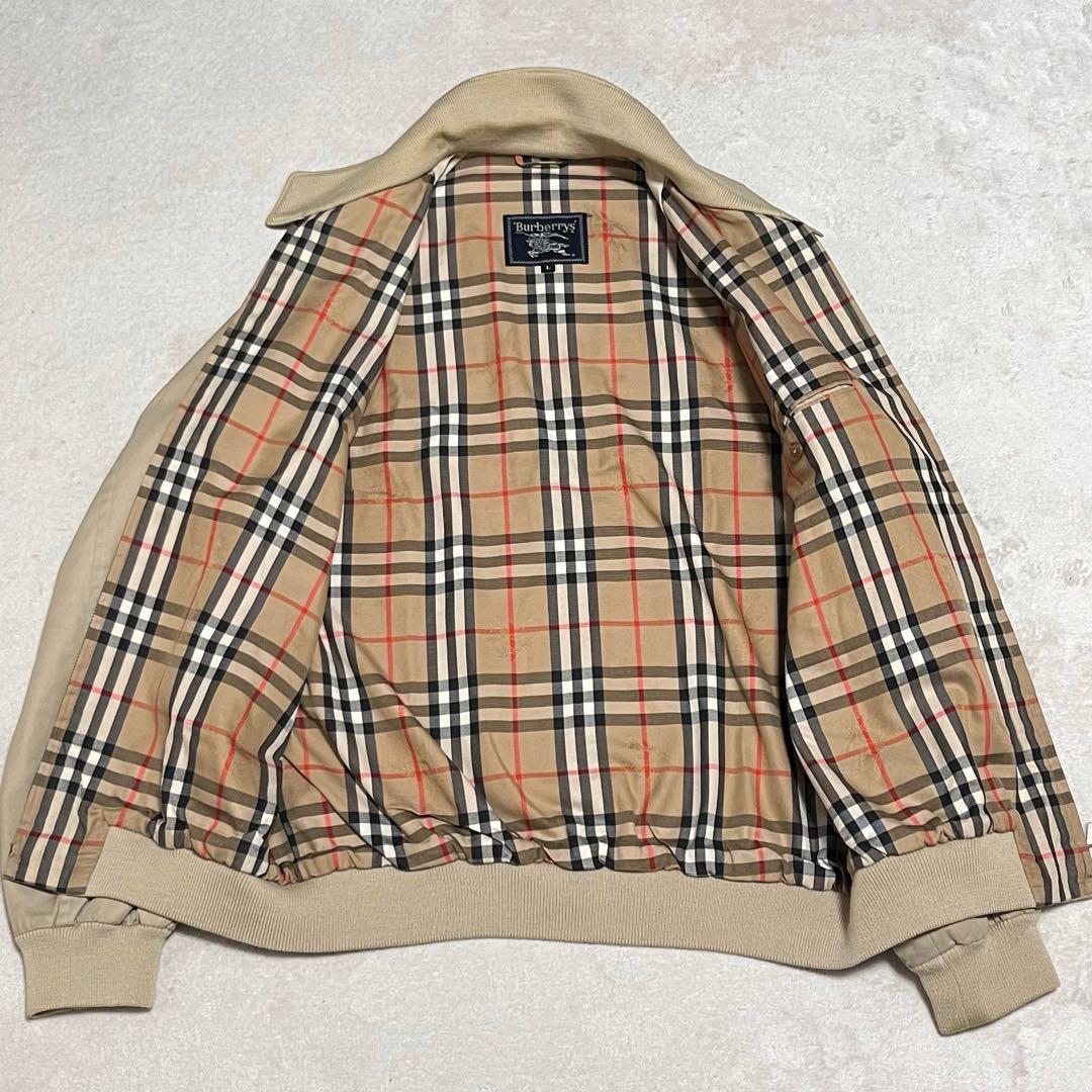 【超希少・人気デザイン】 バーバリー ノバチェック 即完売 ハリントンジャケット