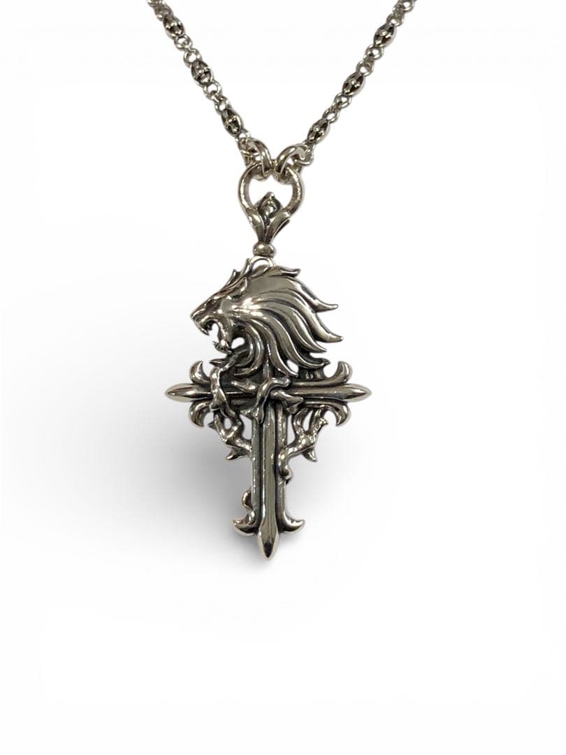 スリーピングライオンハート ネックレス シルバー925 ファイナルファンタジー8