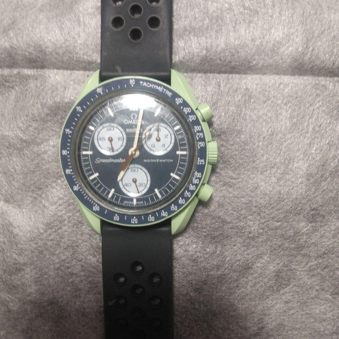稼動中 OMEGA swatch　Moonwatch クロノグラフ