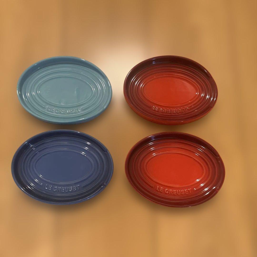 ル・クルーゼオーバルスプーンレスト　4枚セット