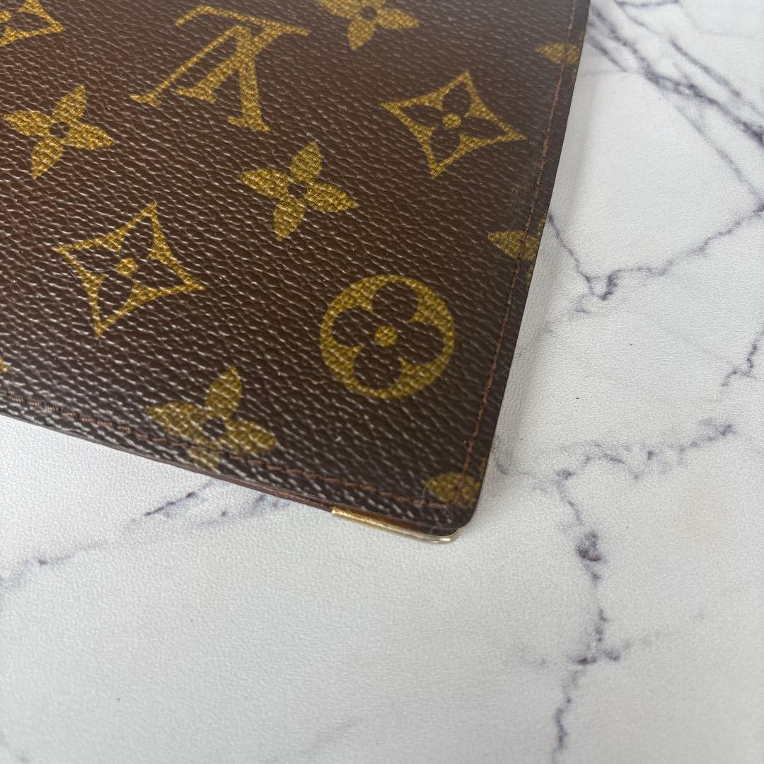 ルイヴィトン ポルトシェキエダブル モノグラム 長札 カード 財布 希少 レア⑧