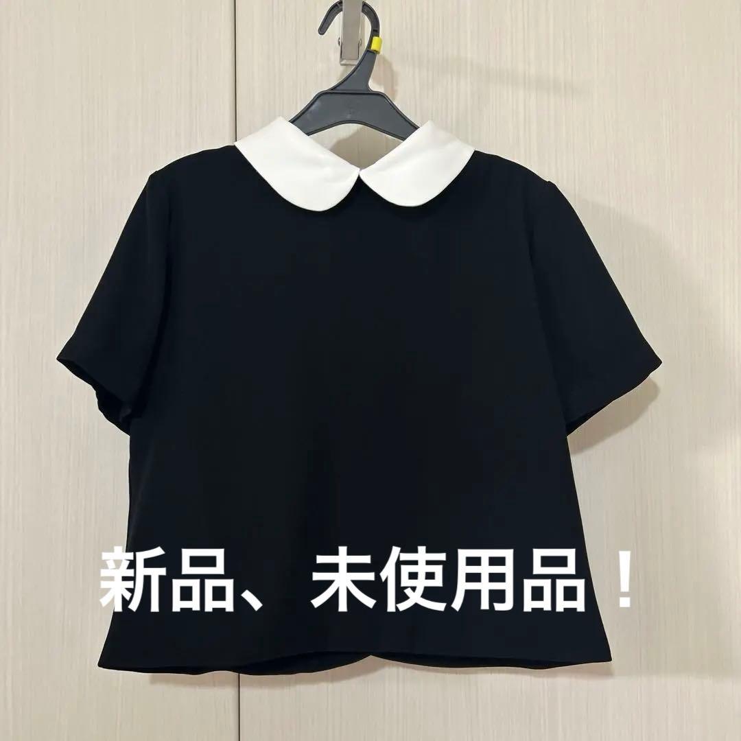 emm the shop 丸襟　半袖　新品　未使用。