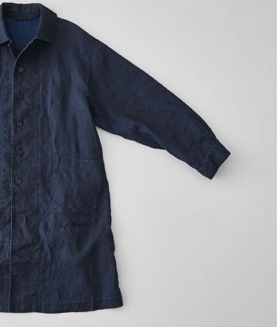 CONFECT コンフェクトインクインディゴ リネンダスターコート