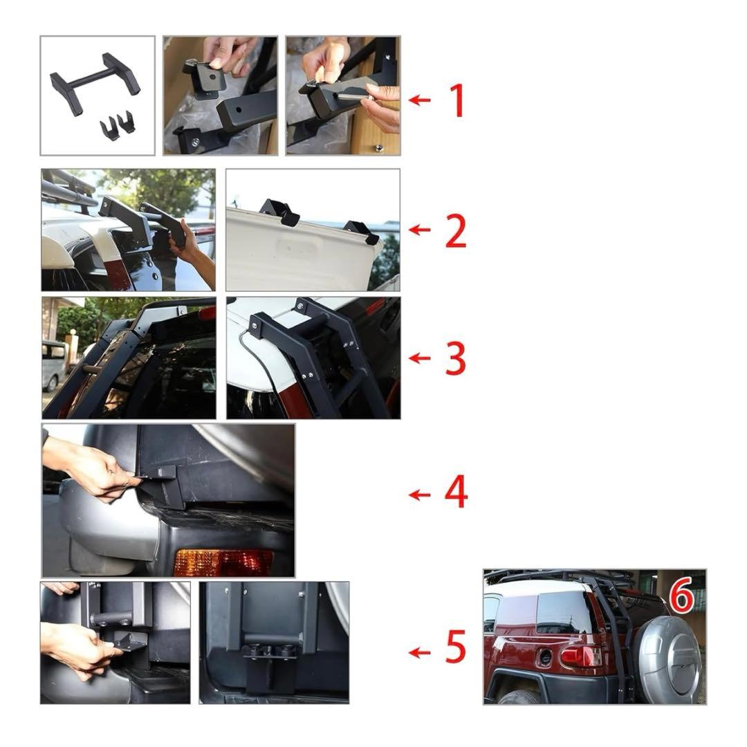 Bruce & Shark リアラダー トヨタ RAV4 FJクルーザー 合金鋼