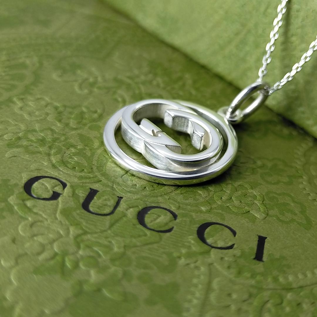 ◆SALE◆【GUCCI】インターロッキング　G　サークル　ペンダント　トップ