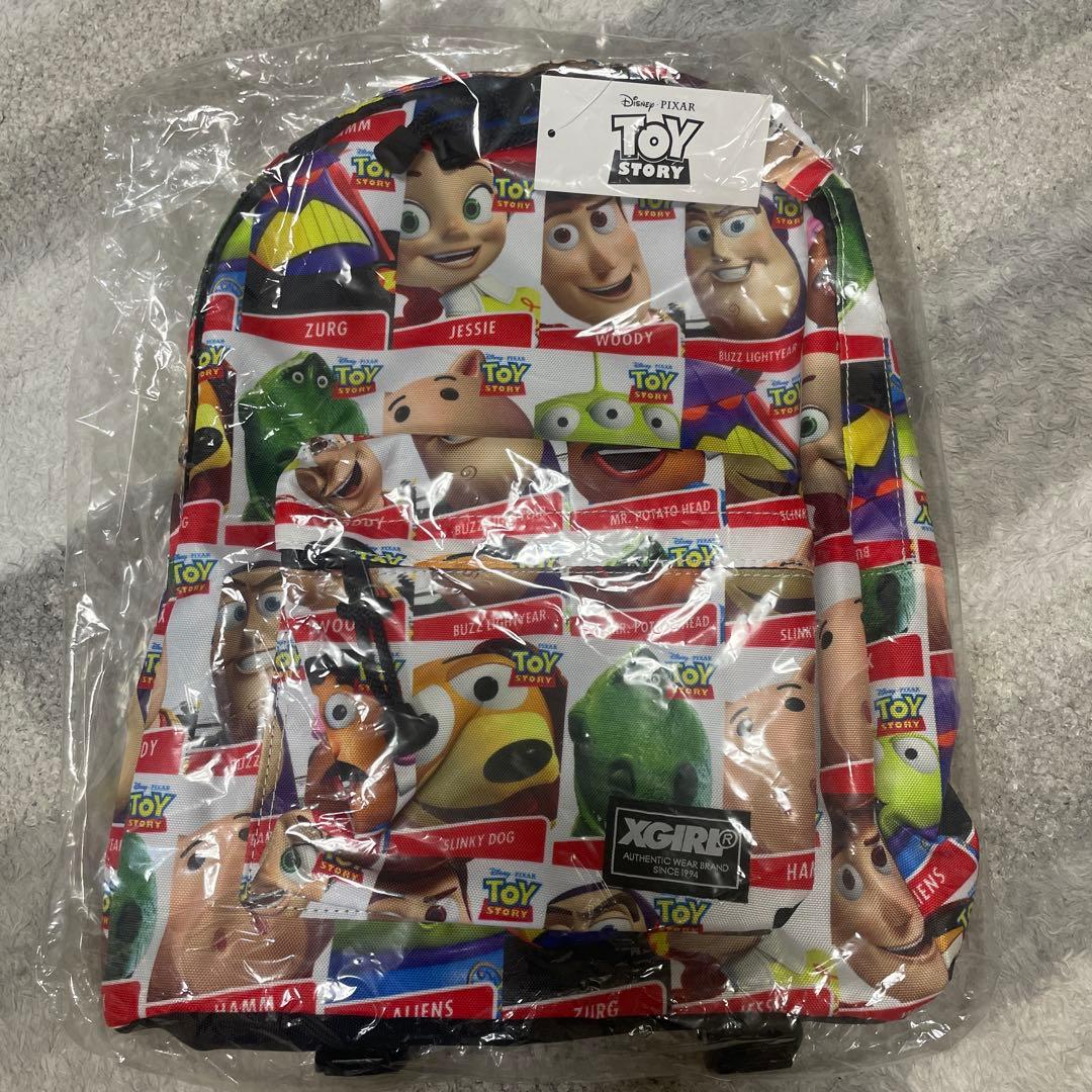x-girl コラボ　リュック　エックスガール　トイストーリー　ディズニー　完売