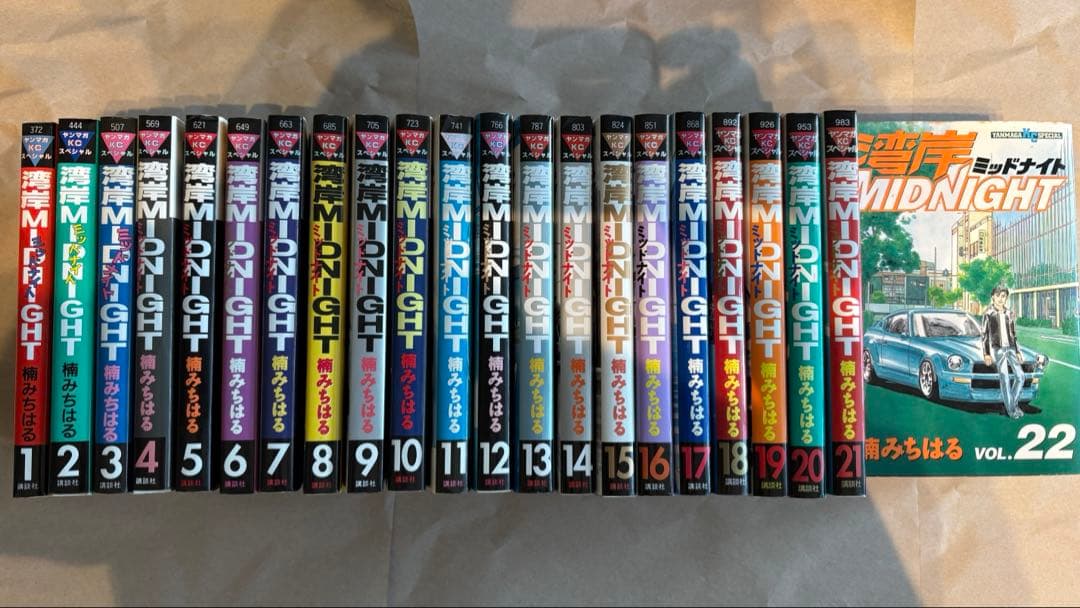 楠みちはる　湾岸ミッドナイトMIDNIGHT42巻完結全巻セット