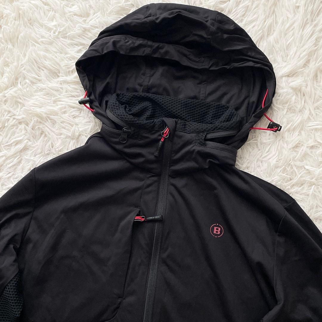 美品 BRIEFING 近年モデル ウィンドジャケット 4WAYストレッチ 黒