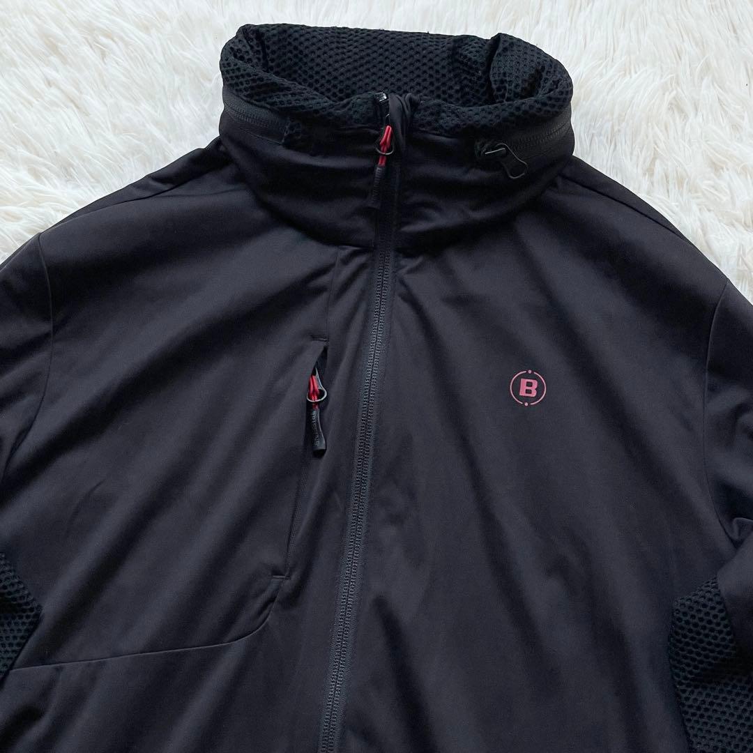 美品 BRIEFING 近年モデル ウィンドジャケット 4WAYストレッチ 黒