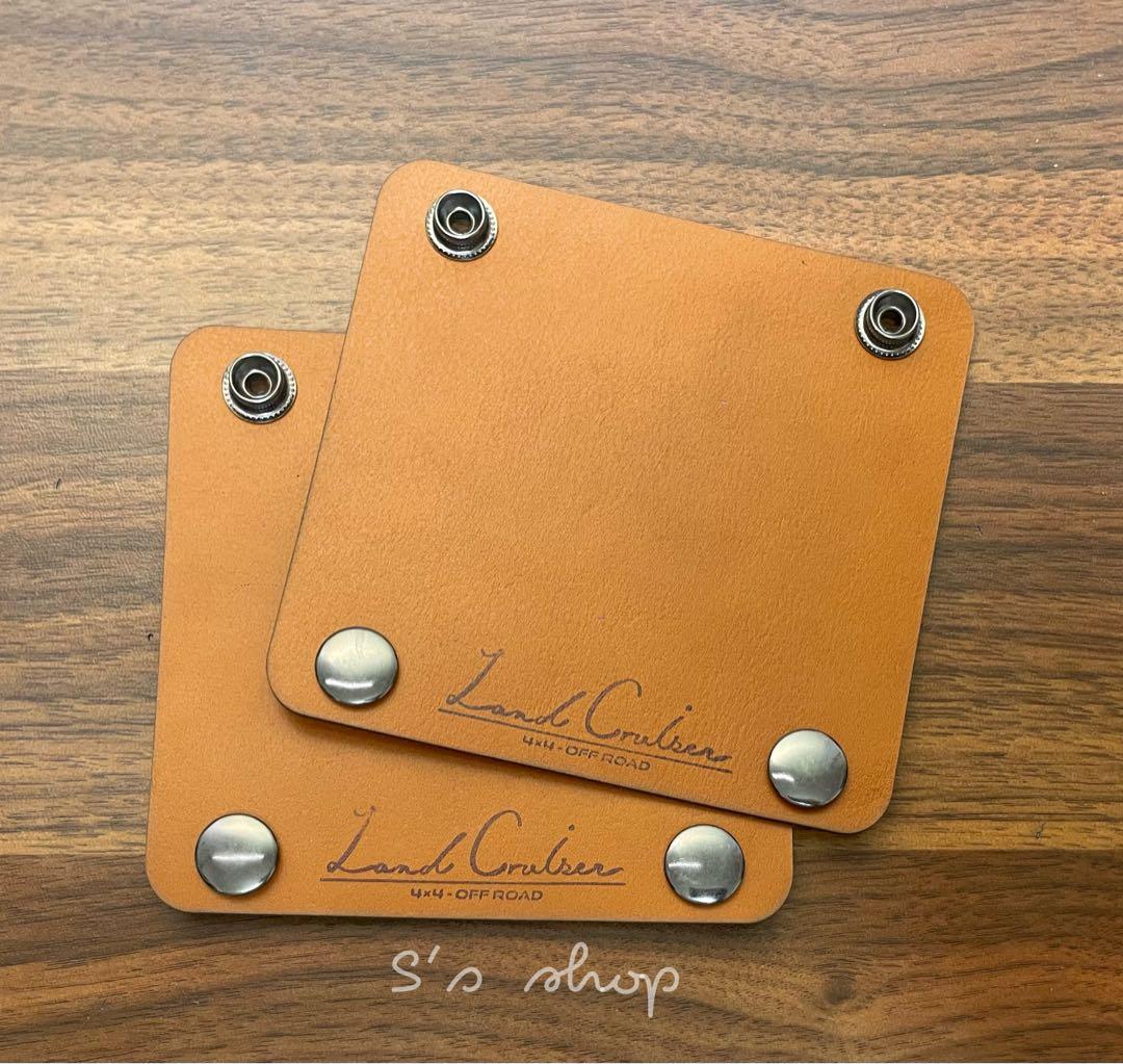 【lambo専用】本革アシストグリップカバー　Ａピラー用＆サイド用セット