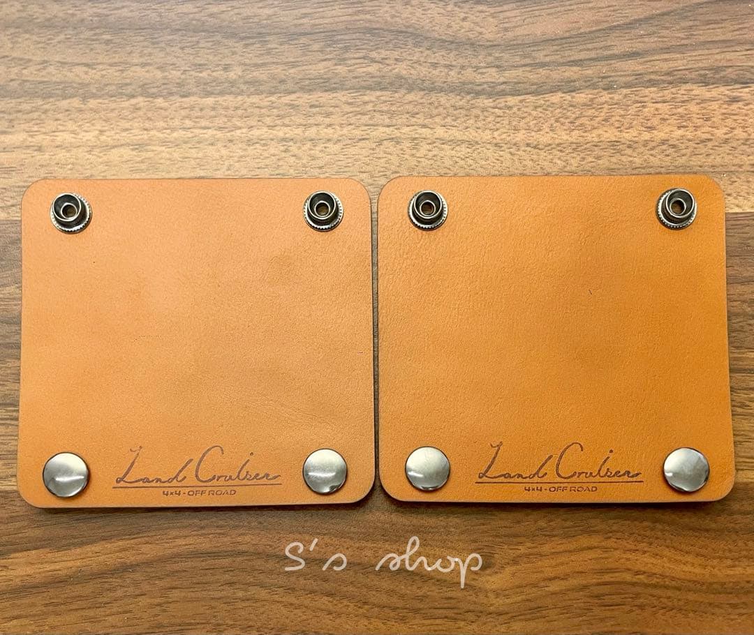 【lambo専用】本革アシストグリップカバー　Ａピラー用＆サイド用セット