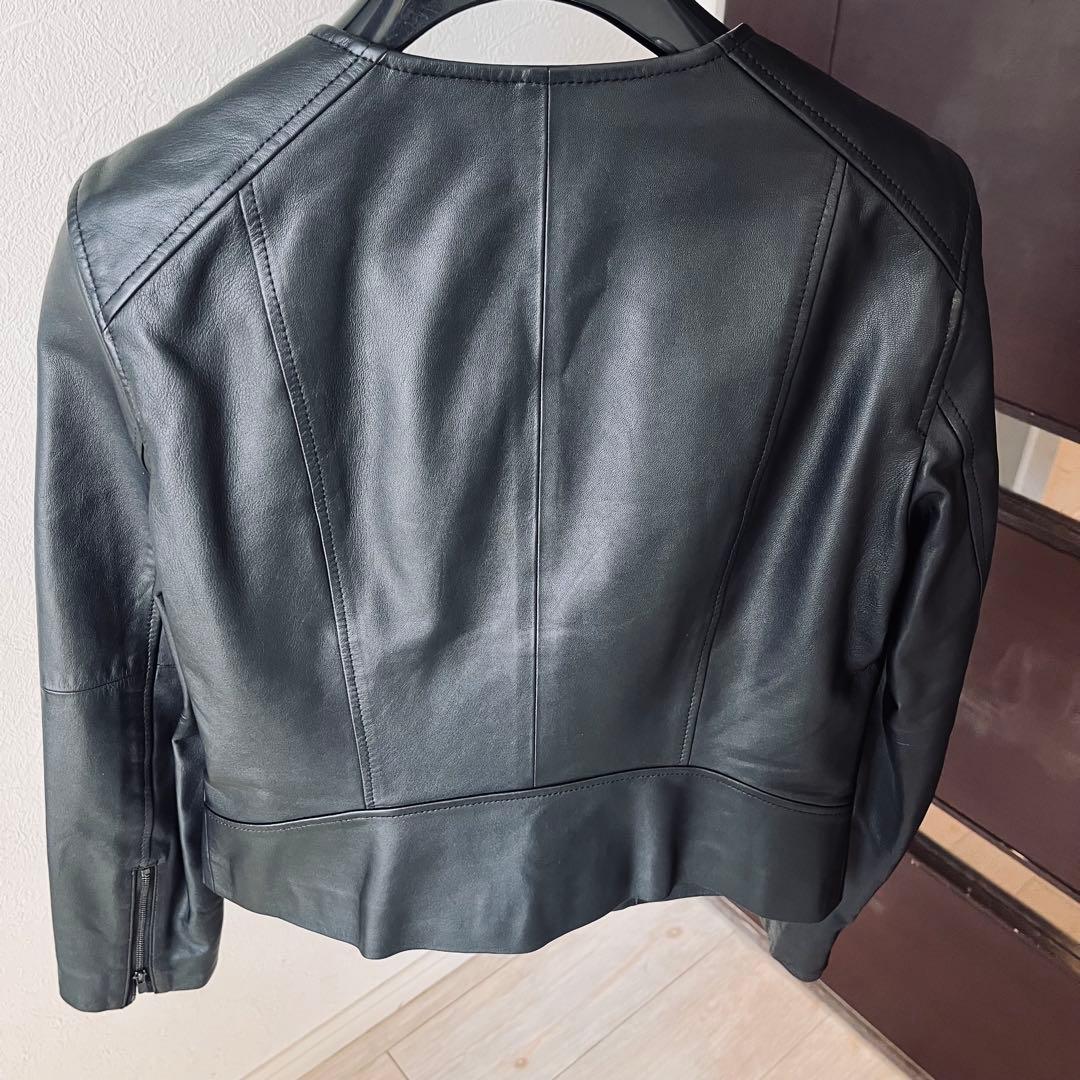 新品☆ ANAYI ラムレザーファスナー　ジャケット/セオリー、23区、ロペ