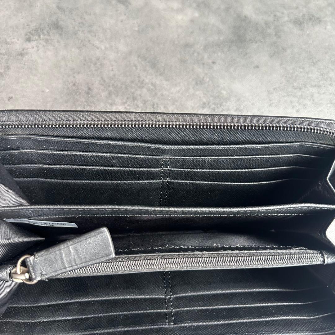 COACH ファティーグカモフラージュ柄　ラウンドジップ　長財布