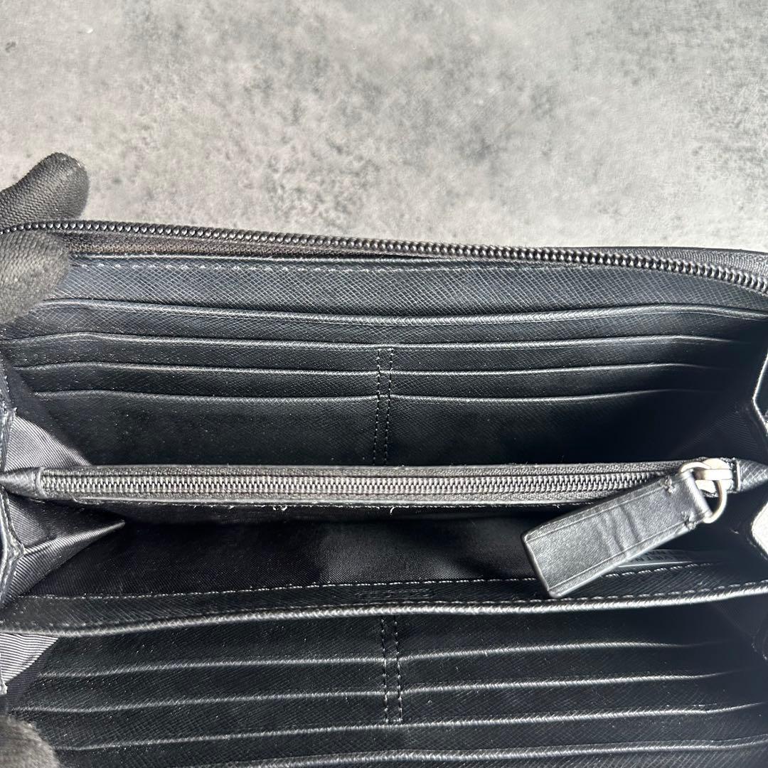 COACH ファティーグカモフラージュ柄　ラウンドジップ　長財布