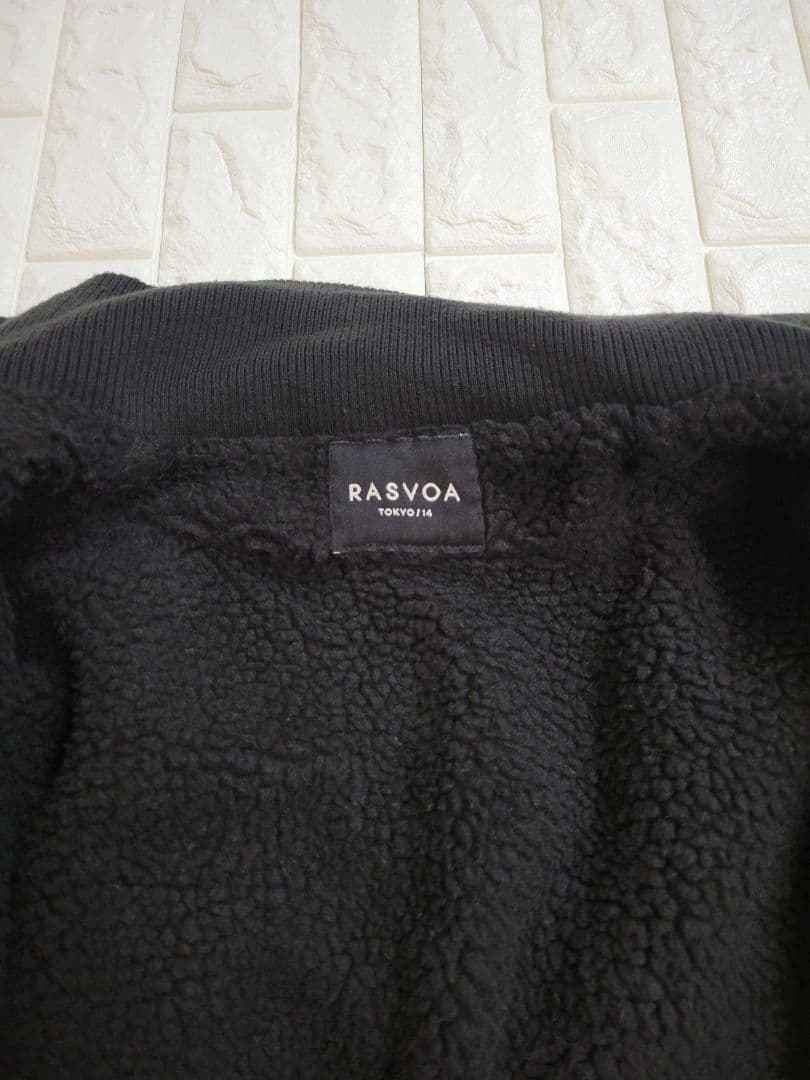 RASVOA ファイヤーマンボアフライトジャケット N-2B黒 y2k サイズＦ