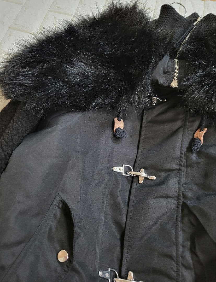 RASVOA ファイヤーマンボアフライトジャケット N-2B黒 y2k サイズＦ