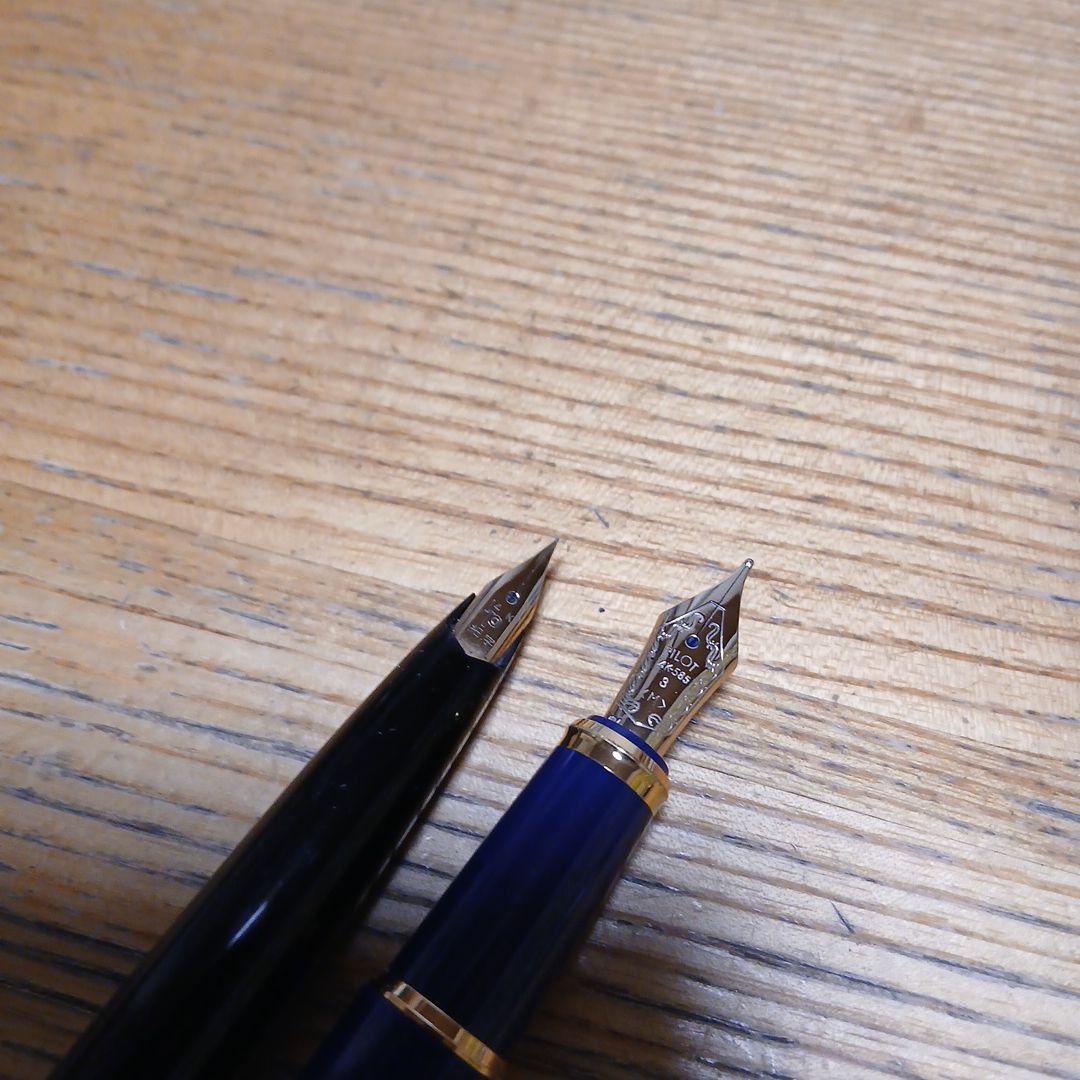な*べ様 【14金】PILOT、プラチナ万年筆 【ジャンク品】2本セット【14K