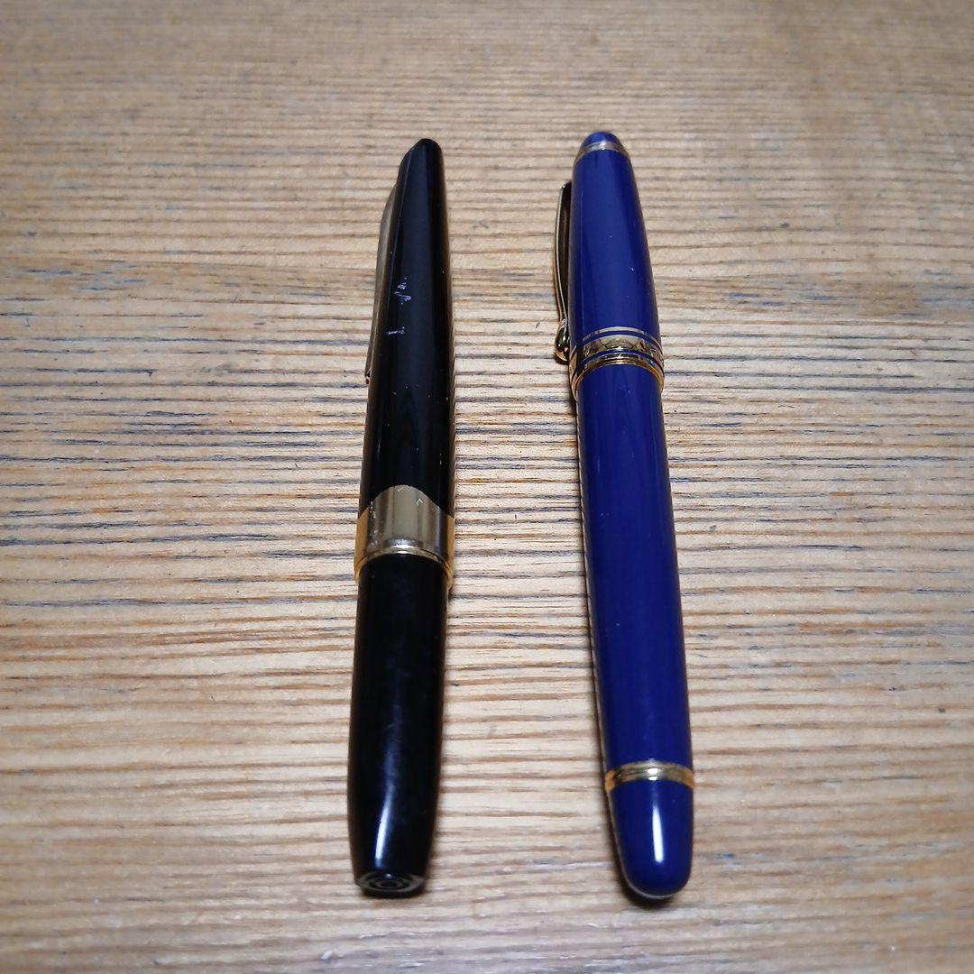 【14金】PILOT、プラチナ万年筆 【ジャンク品】2本セット【14K】