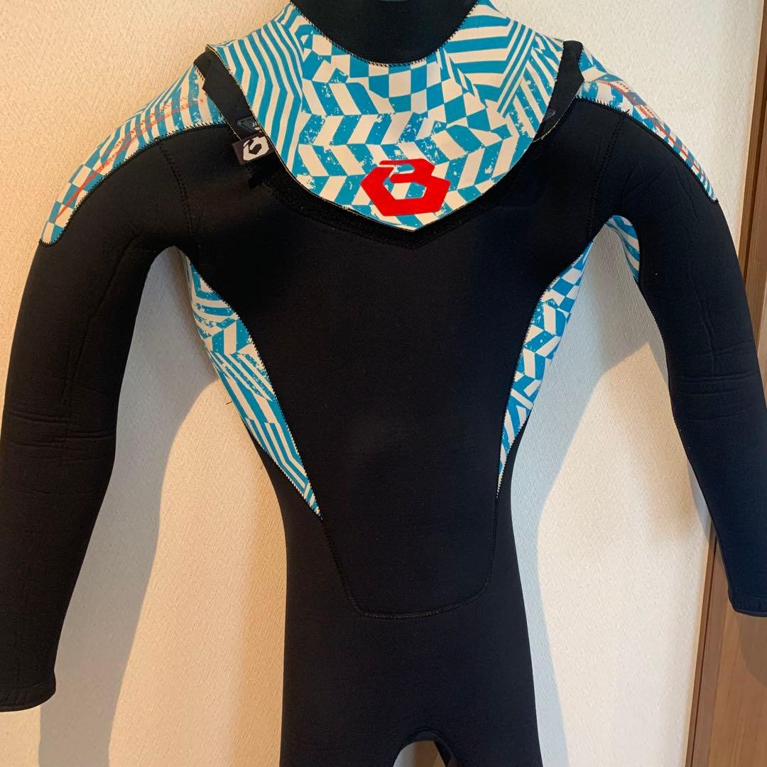 サーフィン用　3mmジャージフルスーツ 　BEWET ウエットスーツ