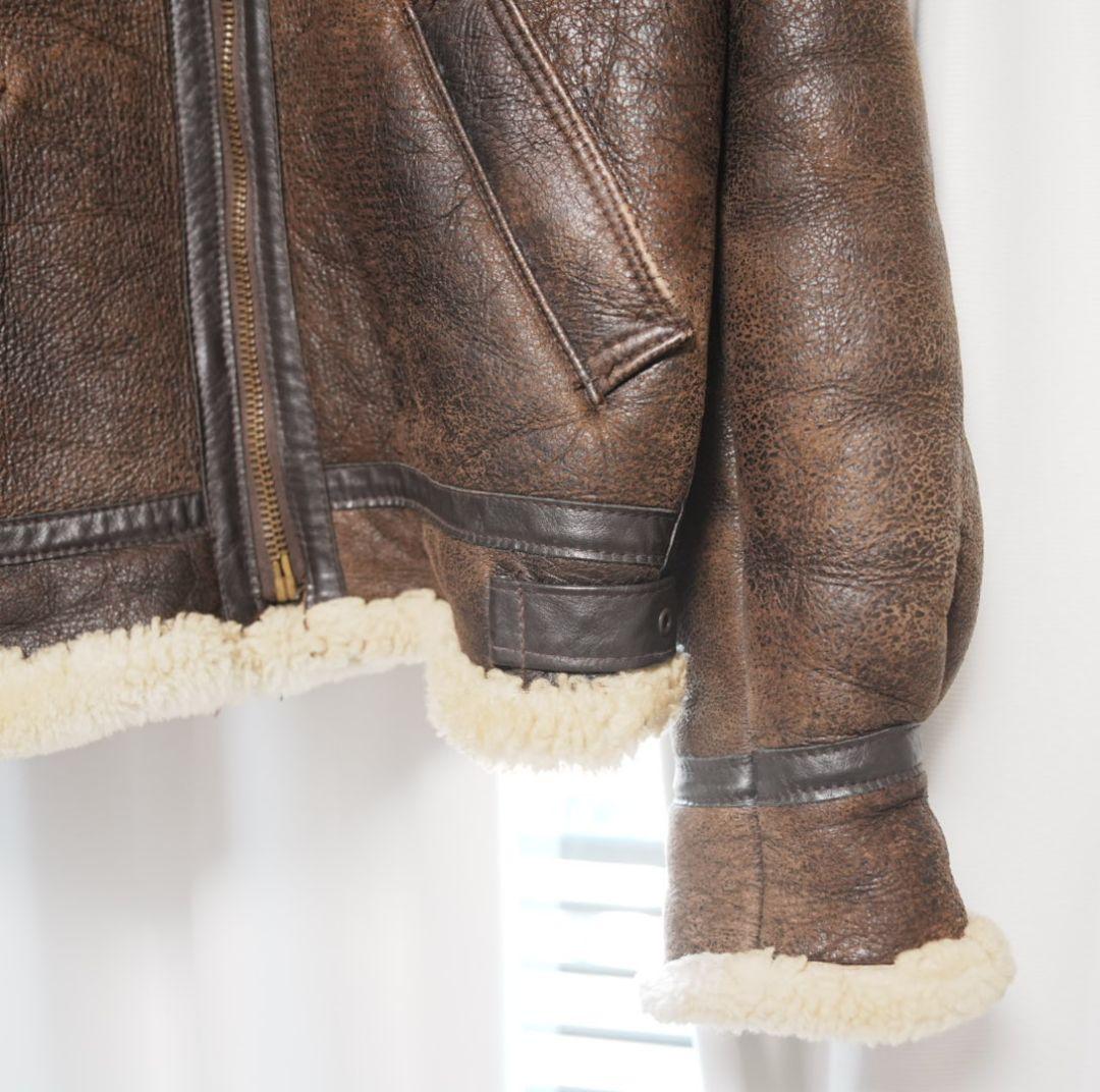 SCHOTT BROS. TYPE B-3 ムートン ボンバージャケット 38