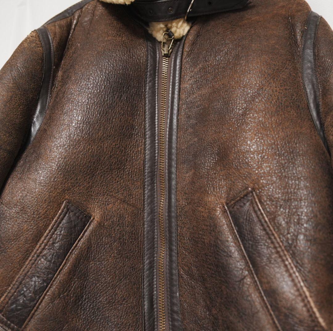 SCHOTT BROS. TYPE B-3 ムートン ボンバージャケット 38