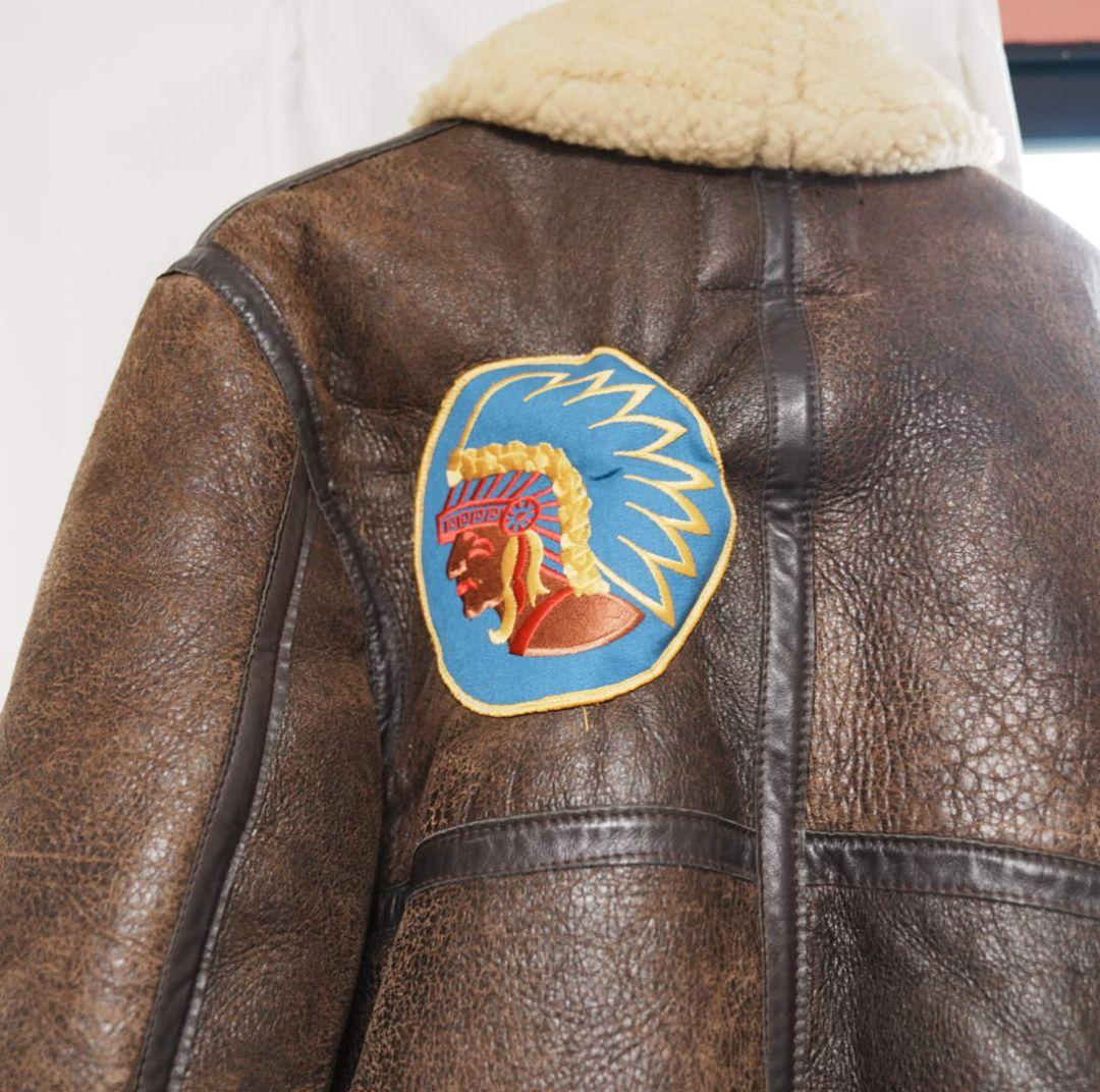 SCHOTT BROS. TYPE B-3 ムートン ボンバージャケット 38