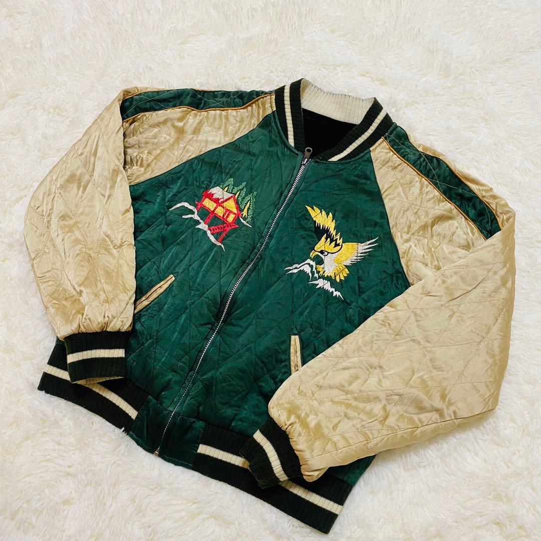 JOHNBULL ジョンブル ALASKA スカジャン ビンテージ 別珍 シルク