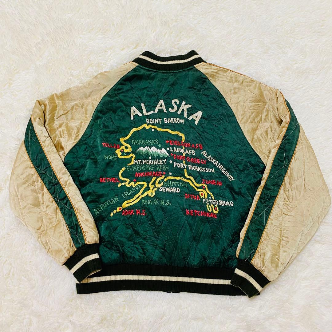 JOHNBULL ジョンブル ALASKA スカジャン ビンテージ 別珍 シルク