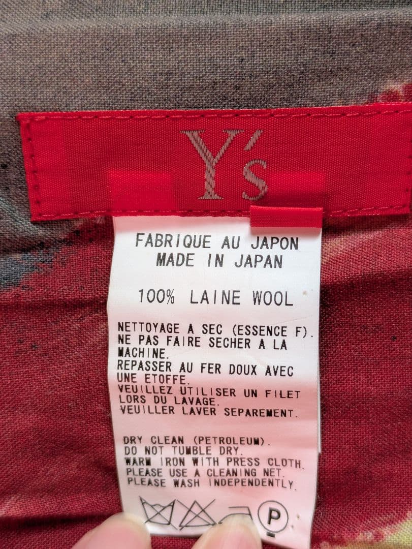 ないとじゃあ様 Y's 斬新なプリント柄ポンチョor ラップスカート　２ＷＡＹ