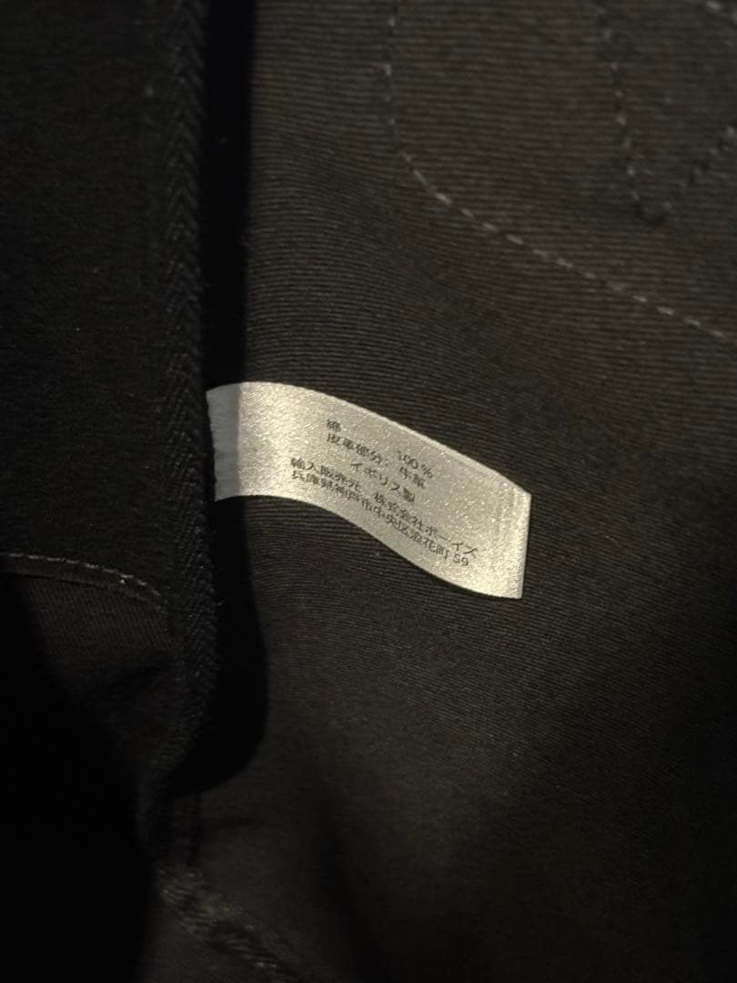 Brady ブラックキャンバストートバッグ Made in England