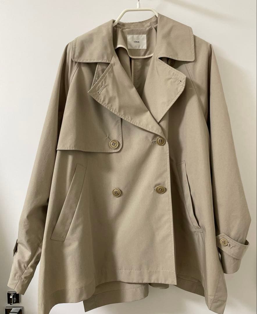 IENA PE/ポプリンオーバーショートコート