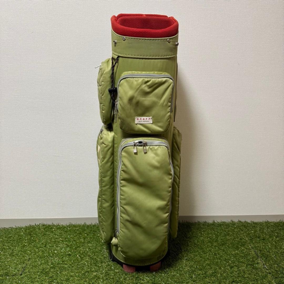 ONOFF オノフ キャディバッグ ゴルフバッグ ナイロン グリーン