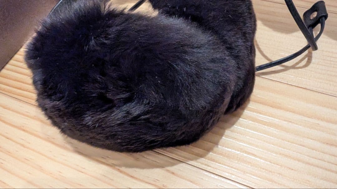 最終価格　未使用　保管品　GUCCI グッチ　ブラック　ファー　イヤーマフ