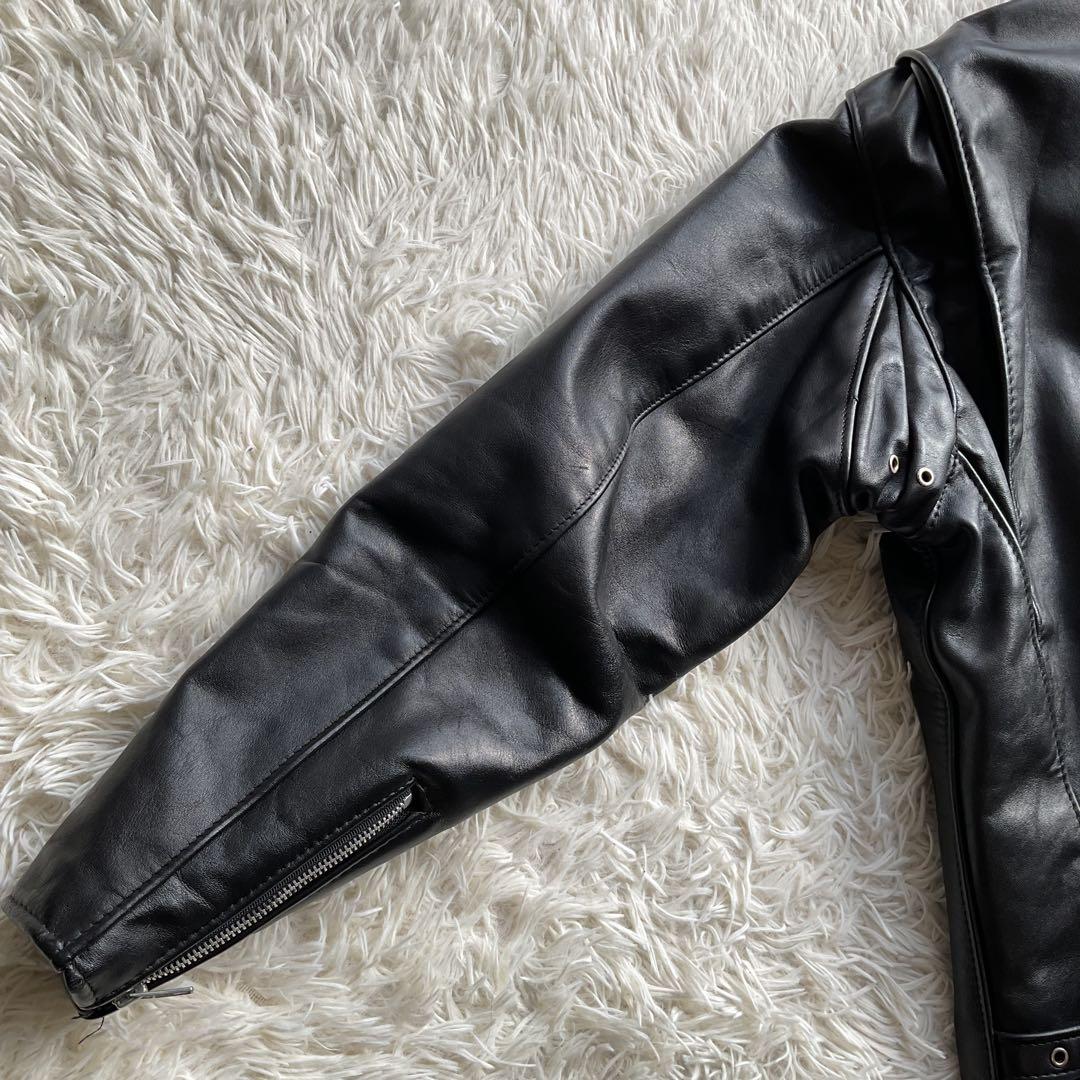 美品✨schott 641 レザージャケット　シングルライダース　本革　40 黒
