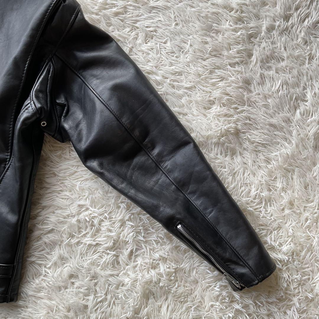美品✨schott 641 レザージャケット　シングルライダース　本革　40 黒