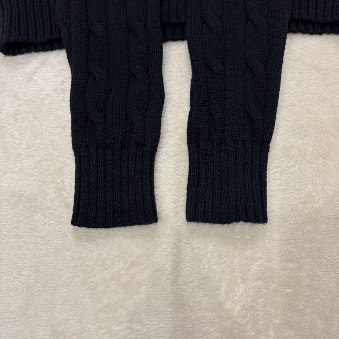 極美品✳︎ポロラルフローレン現行近年モデル白ポニーSケーブルセーターニット正規品